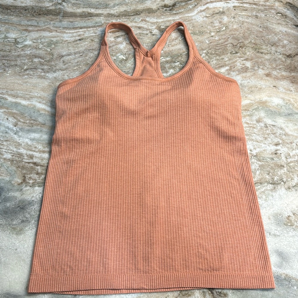Lululemon Pink Savannah Ebb to Street Tank